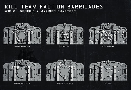Kill Team Faction Barricades WIP 2