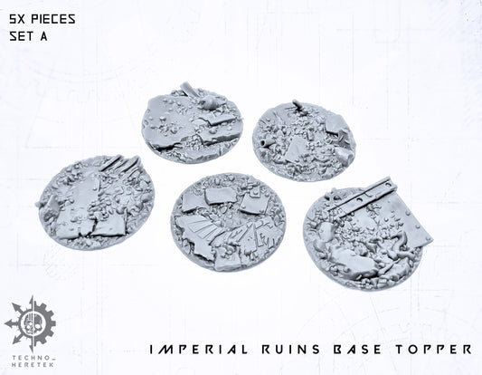 Imperium City Ruin base toppers 32mm