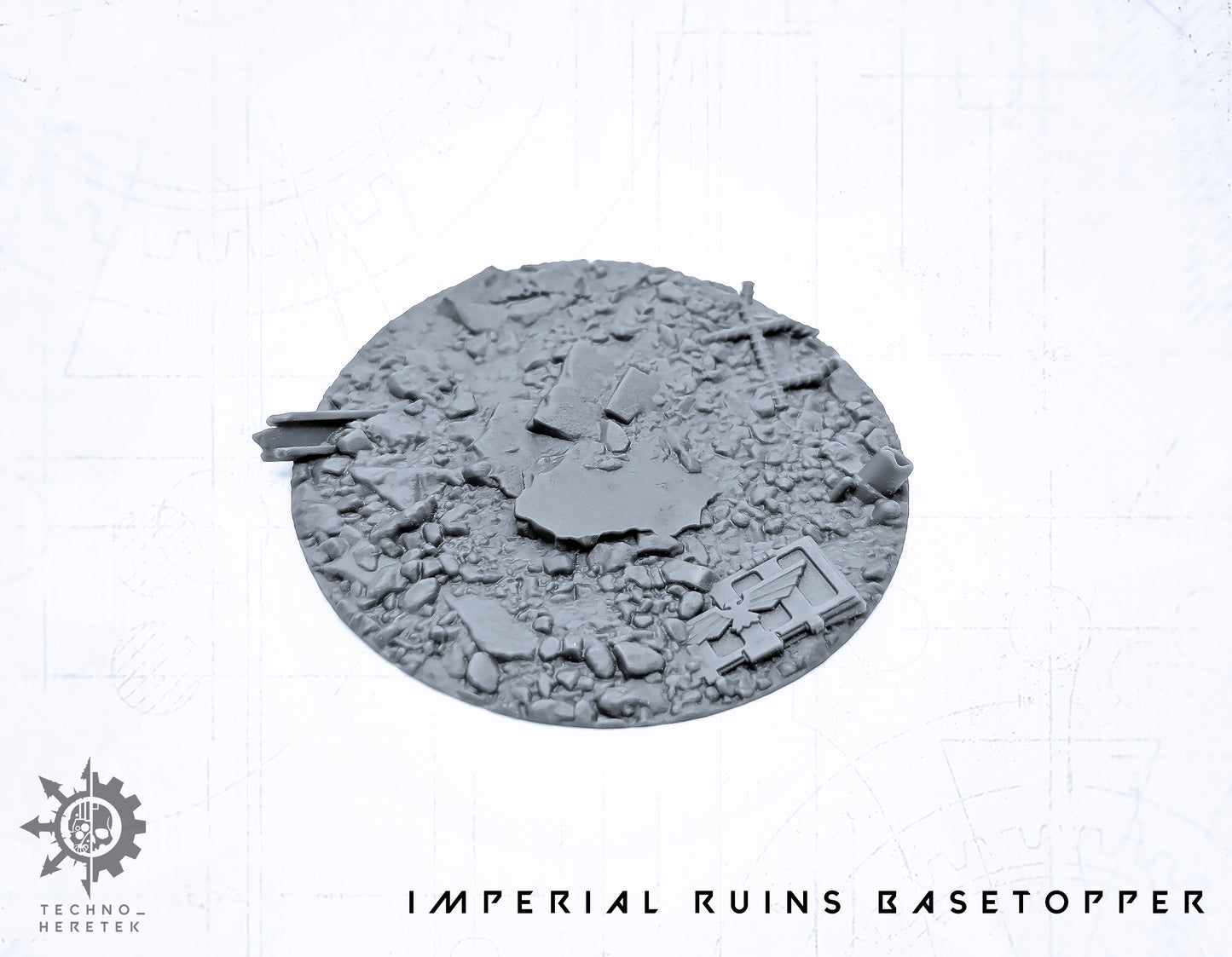 Base Topper Imperium Gothic Ruins - 60mm