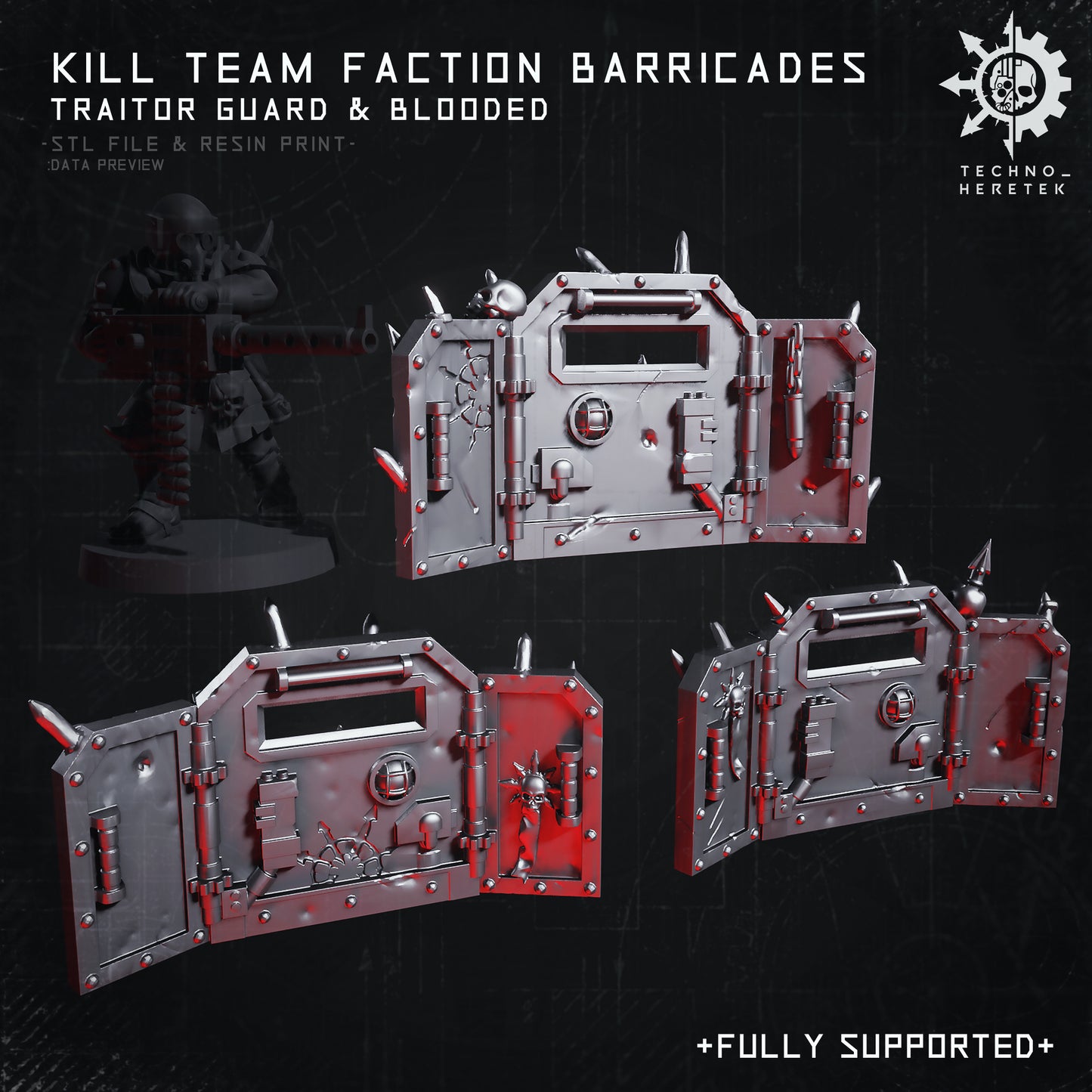Traitor Guard & Blooded Faction Barricades