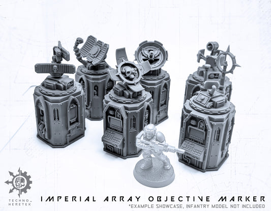 Imperial Objective Marker - Relay Stations  - for Narrative Wargame tabletop