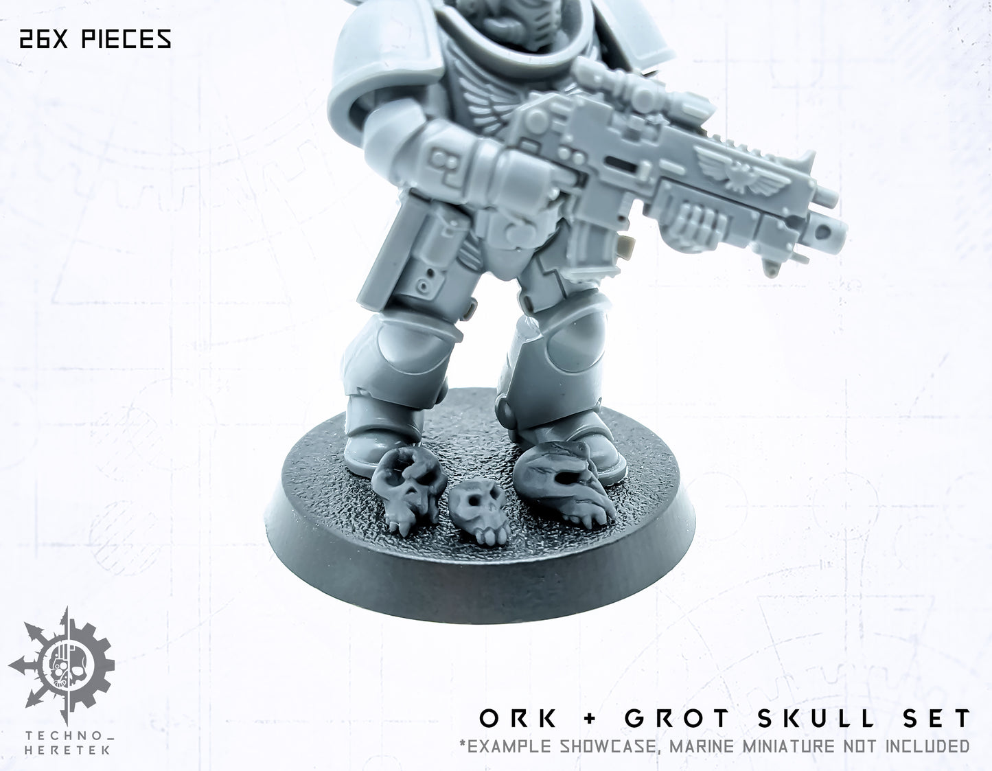 Ork & Grot Skulls Set