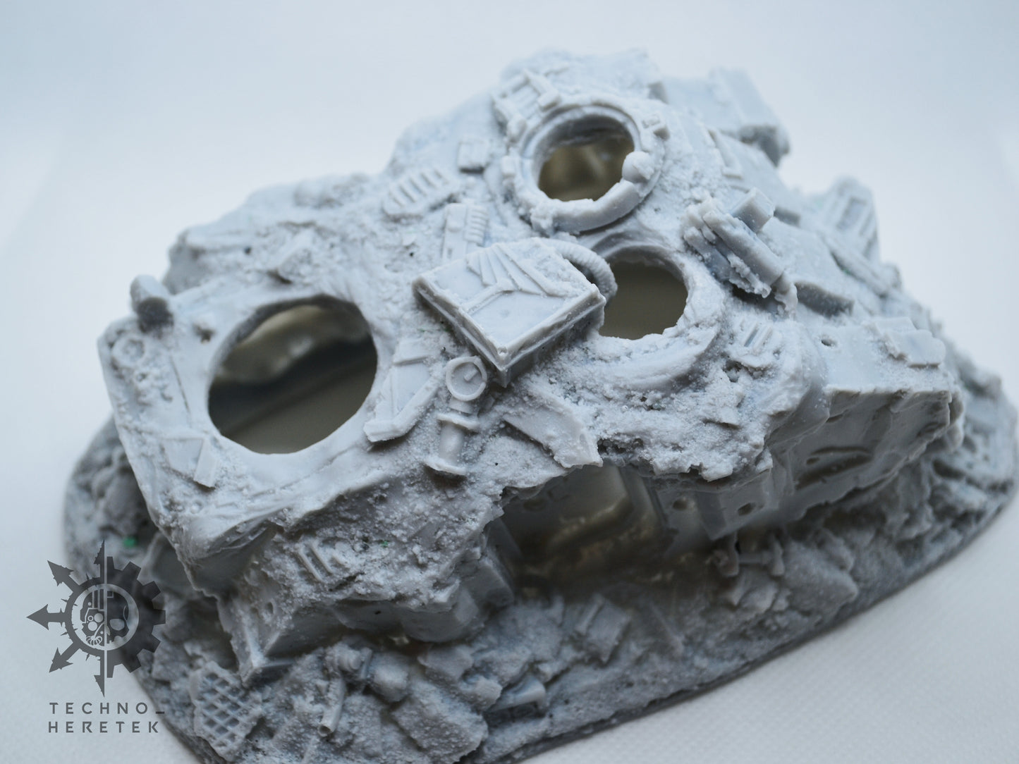 Transport Tank Wreckage scatter terrain + Led