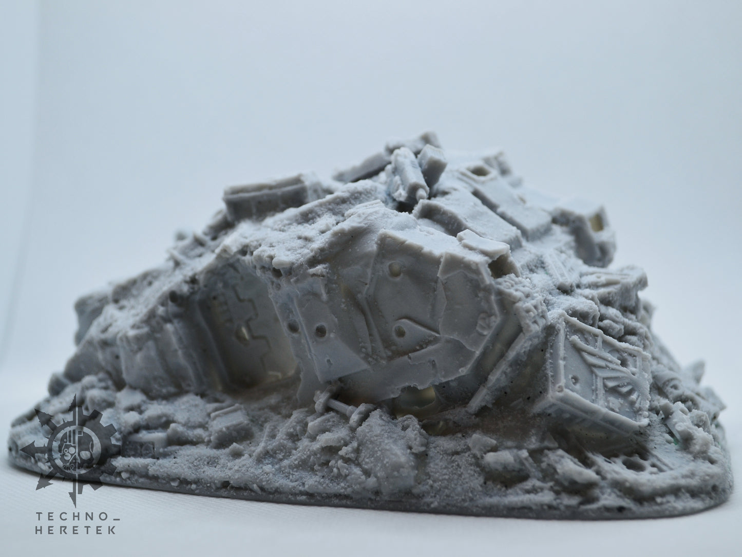Transport Tank Wreckage scatter terrain + Led