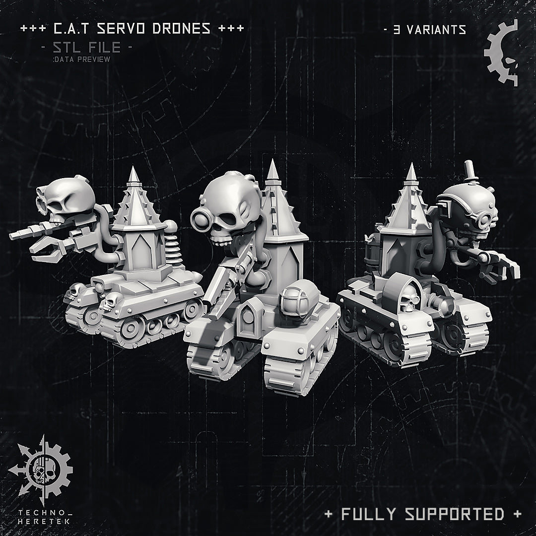 C.A.T Servo Drones - STL File Pack
