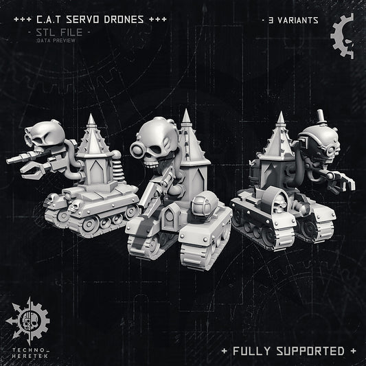 C.A.T Servo Drones - STL File Pack