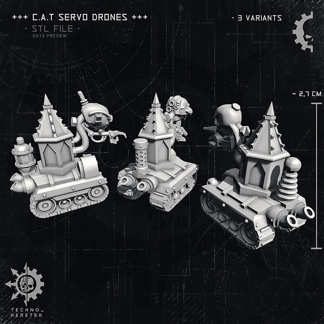 C.A.T Servo Drones - STL File Pack