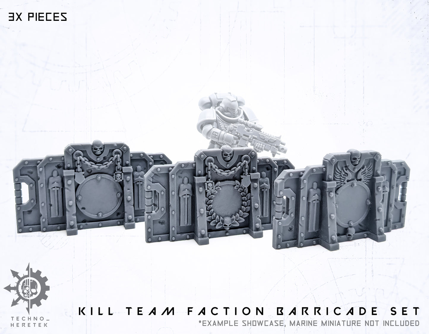 Marines Chapters Faction Barricades - for Kill Team