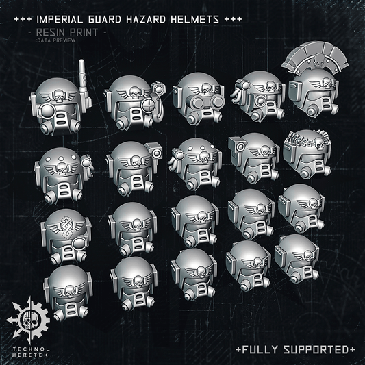 Classic Guard Hazard Helmets - STL File Pack