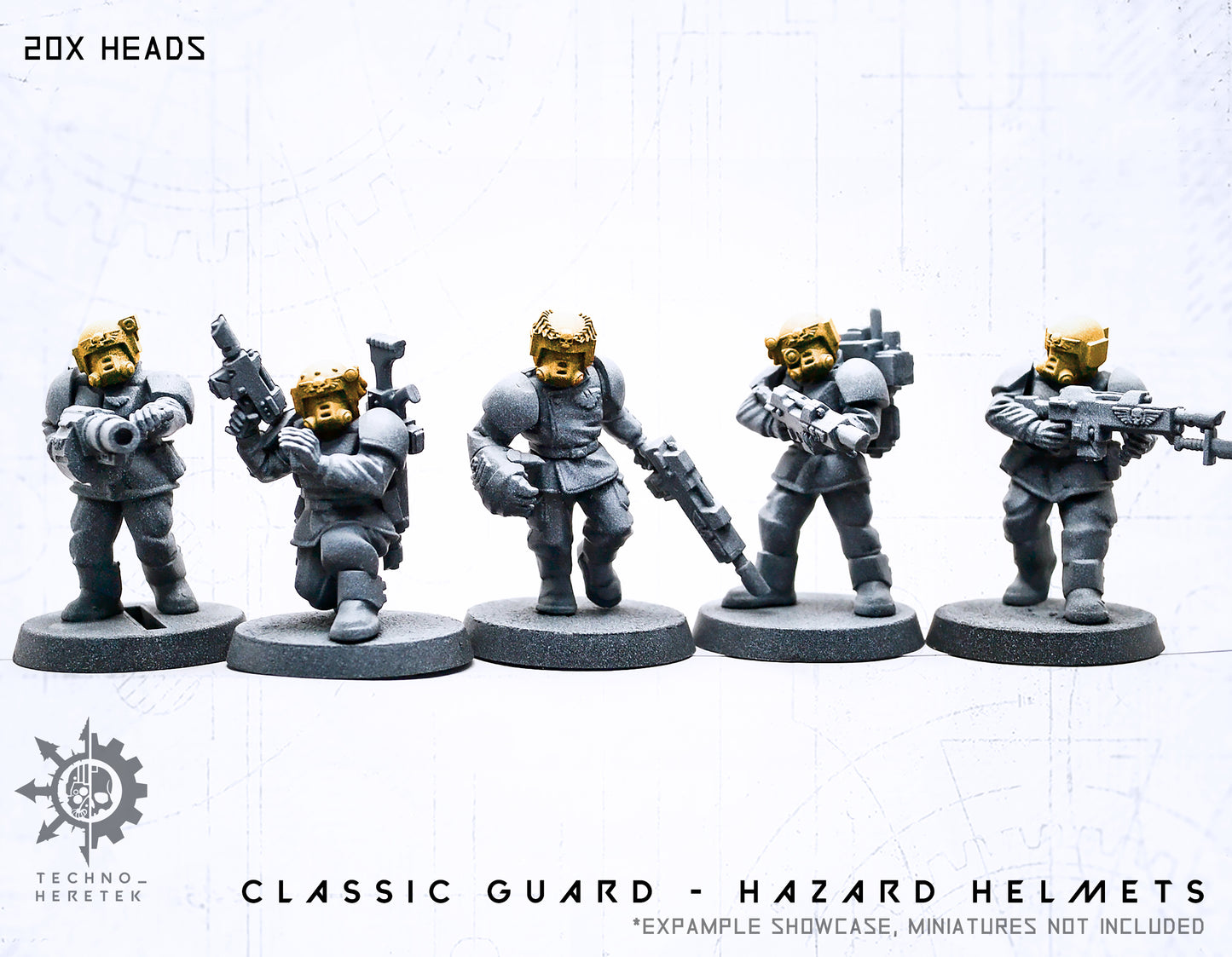 Classic Guard Hazard helmets Set