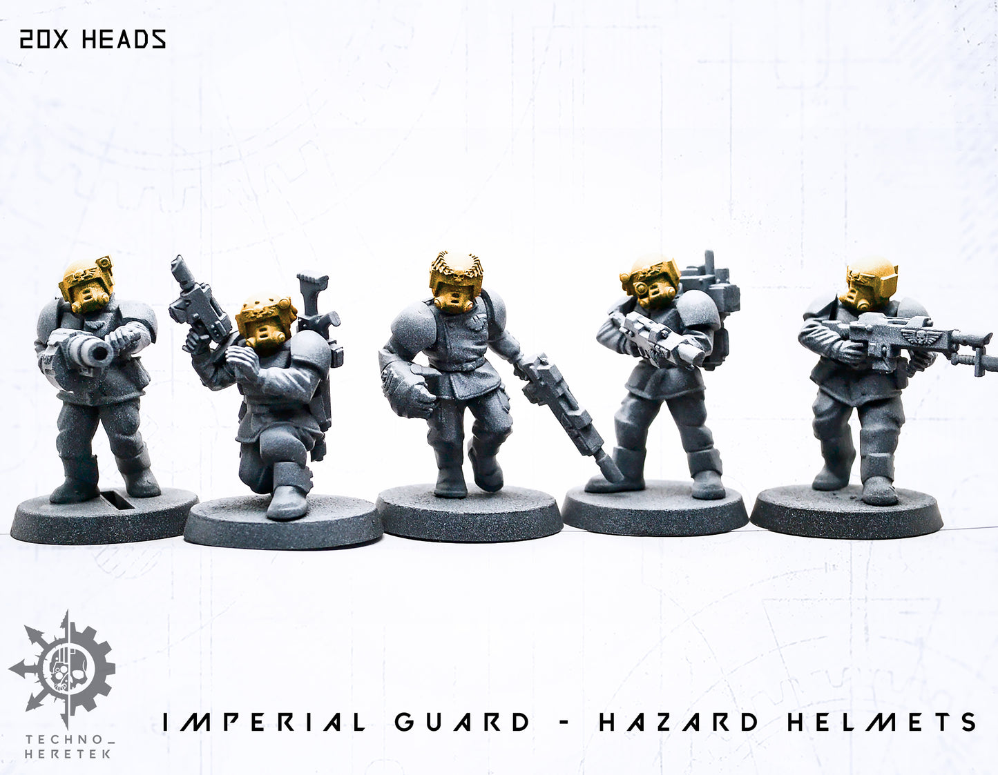 Classic Guard Hazard Helmets - STL File Pack