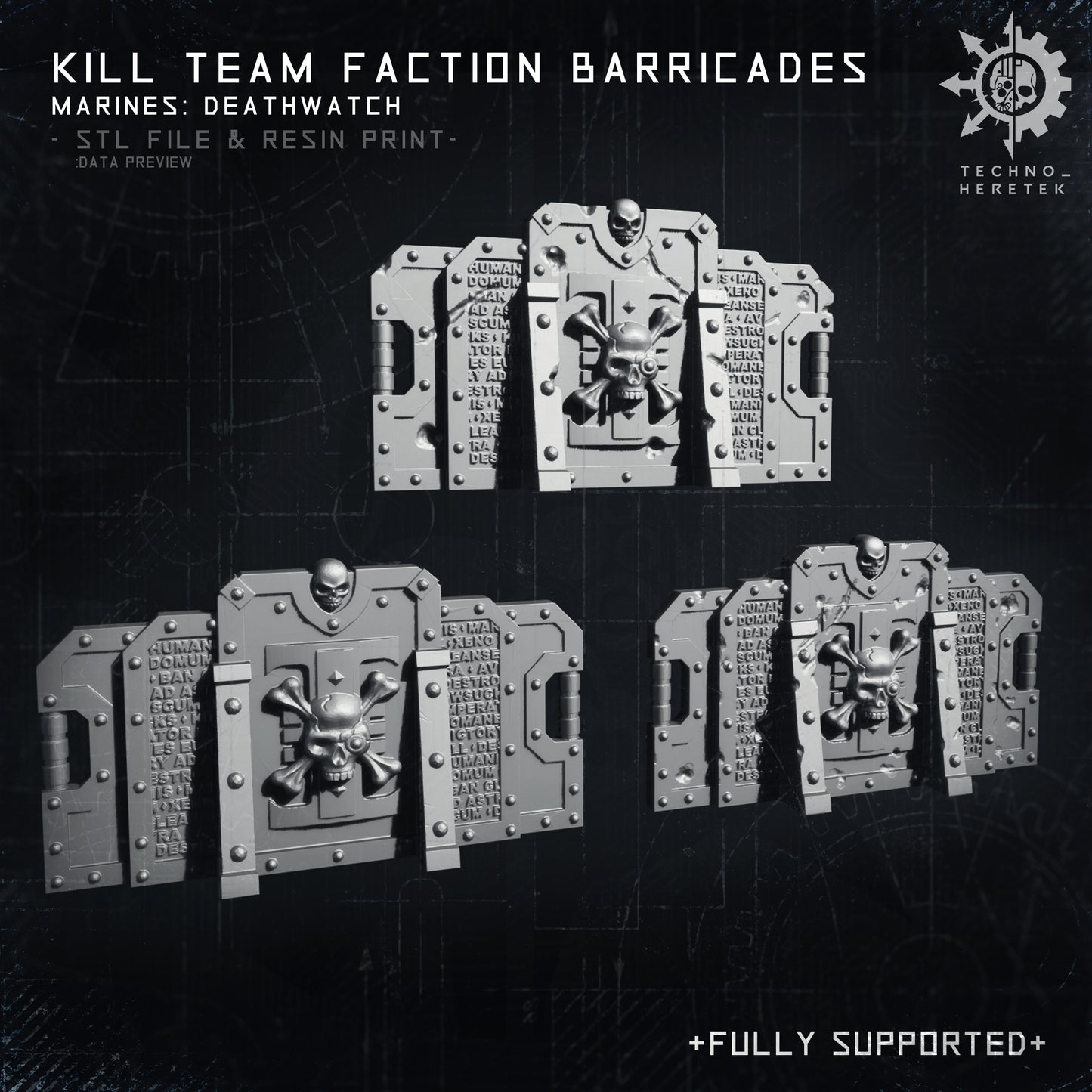 Marines Deathwatch Faction Barricades