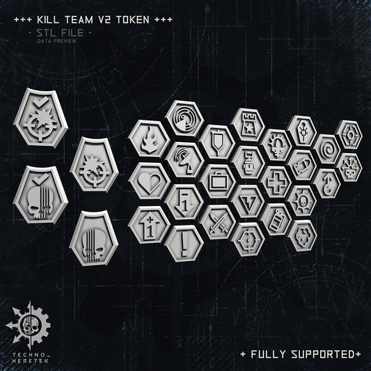 Kill Team 2021 Token Set - STL File Pack