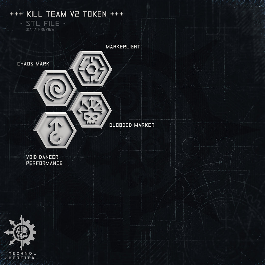 Kill Team 2021 Token Set - STL File Pack
