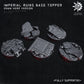 IMPERIAL RUINS BASE TOPPER 25mm Hero - STL File Pack