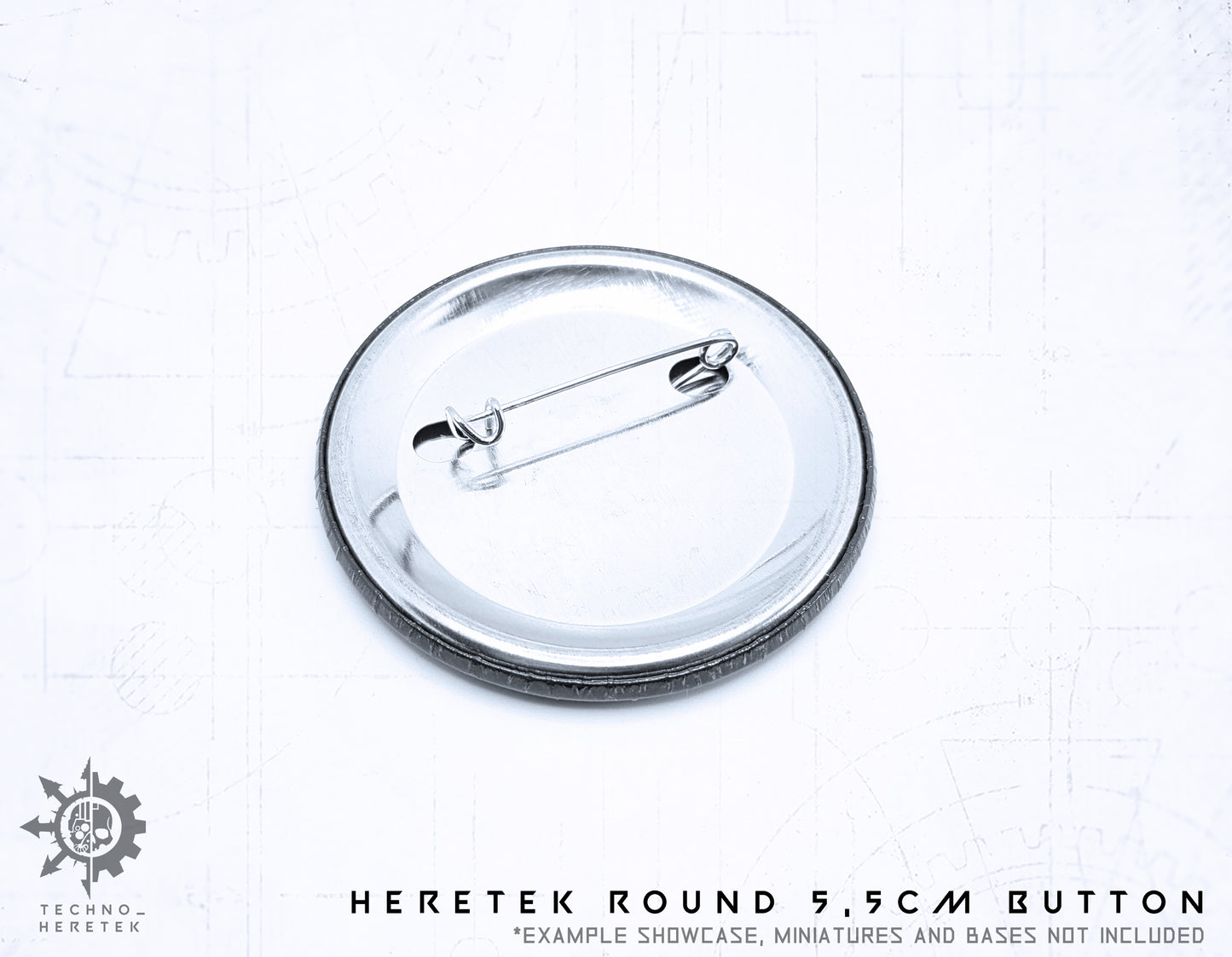 Techno_Heretek Round Button 5,5cm