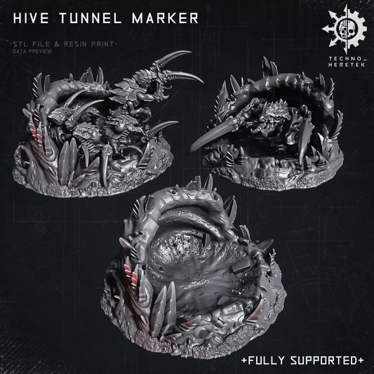 Hive Tunnel & Burrow Marker - STL File Pack