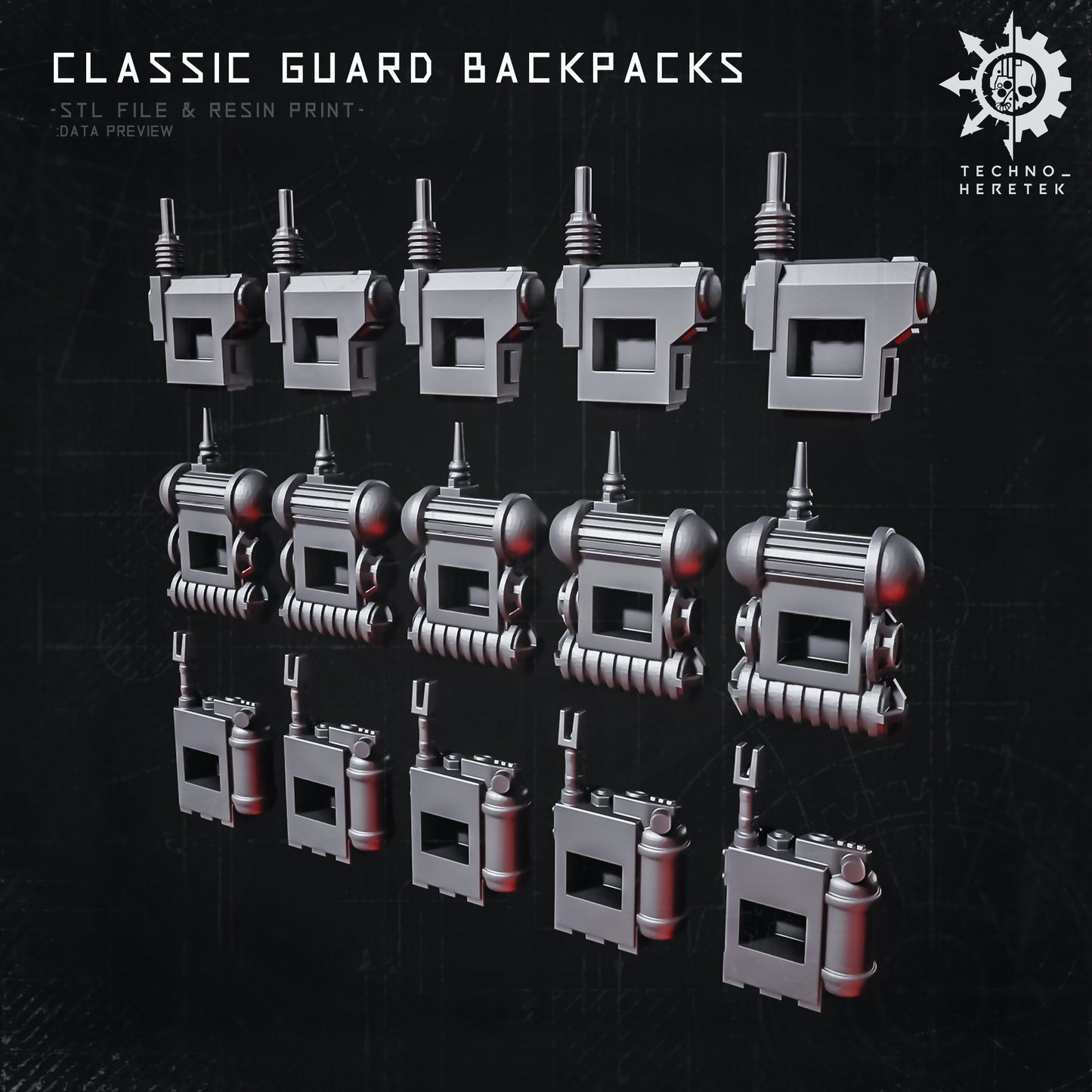 Classic Guard Backpacks Set