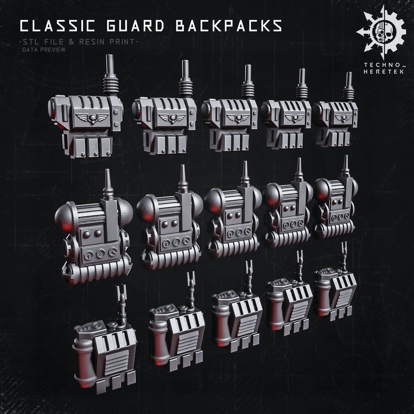 Classic Guard Backpacks Set