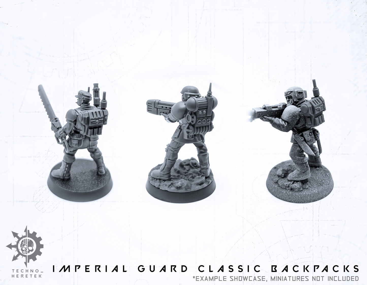 Classic Guard Backpacks Set - STL File Pack