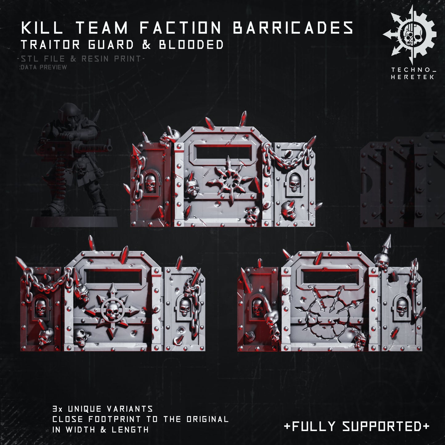 Traitor Guard & Blooded Faction Barricades