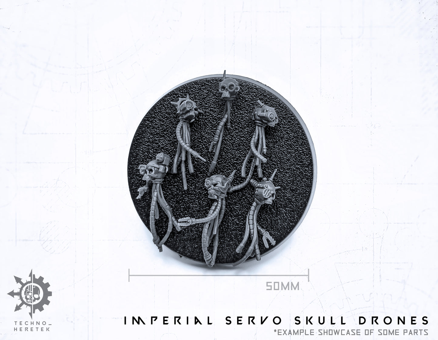 Imperial Mechanical Skull Drones