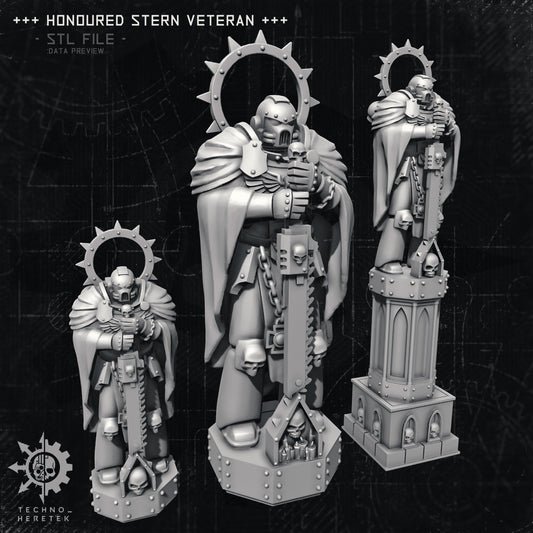 Imperial Statue - Honored Stern Veteran - STL File Pack