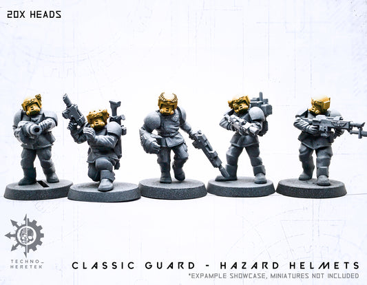 Classic Guard Hazard helmets Set (20x)