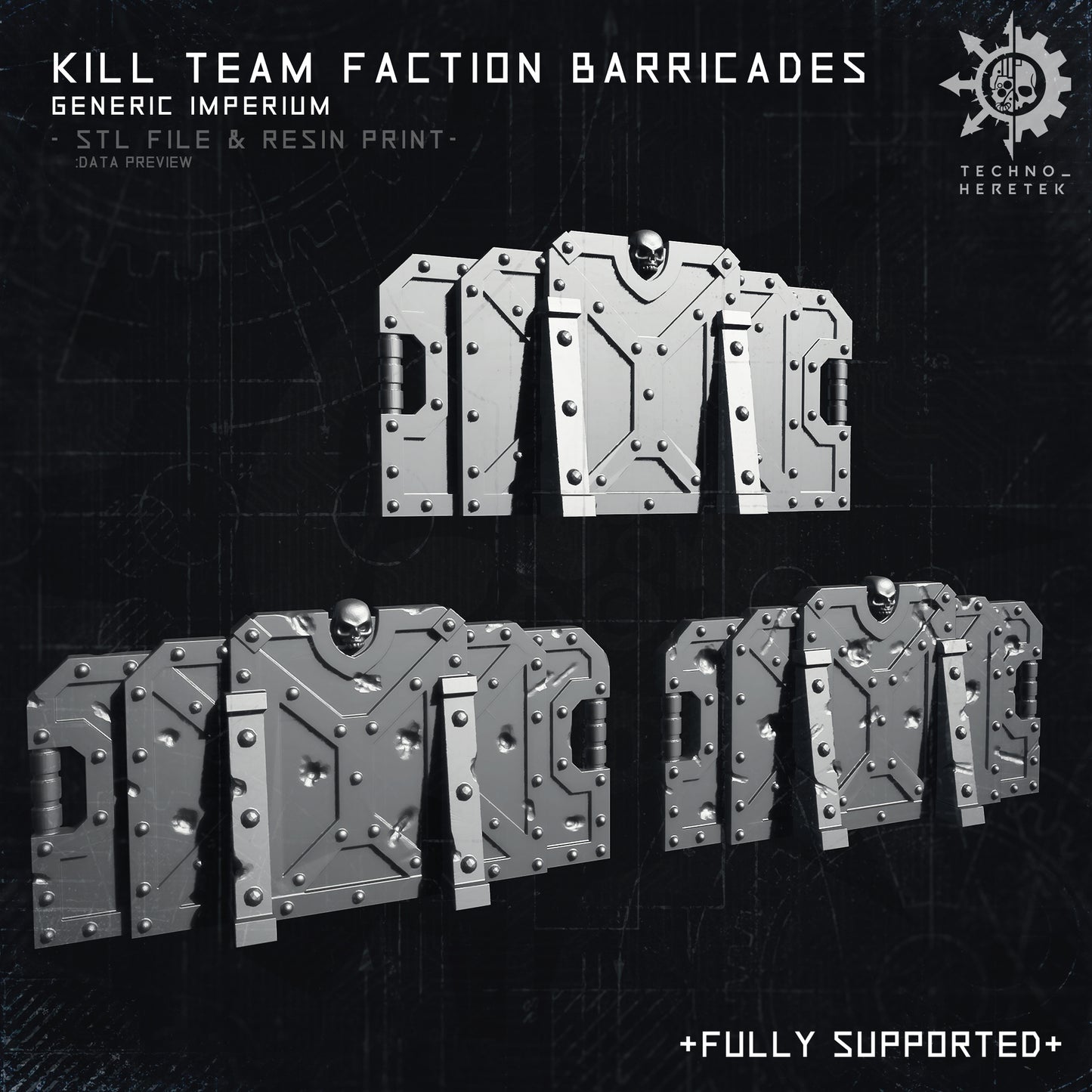 Imperium Faction Barricades for Kill Team