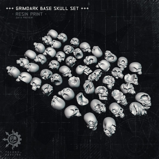 Grimdark Base skulls Set